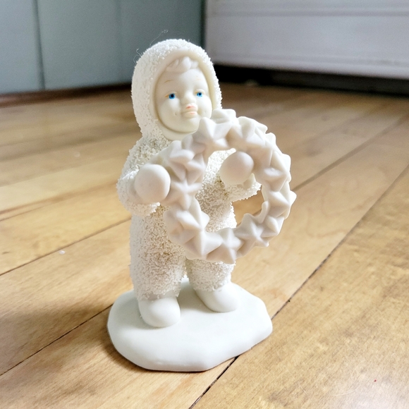 Vintage Department 56 Winter Tales "I Made This Just for You" Snowbaby - Picture 6 of 12